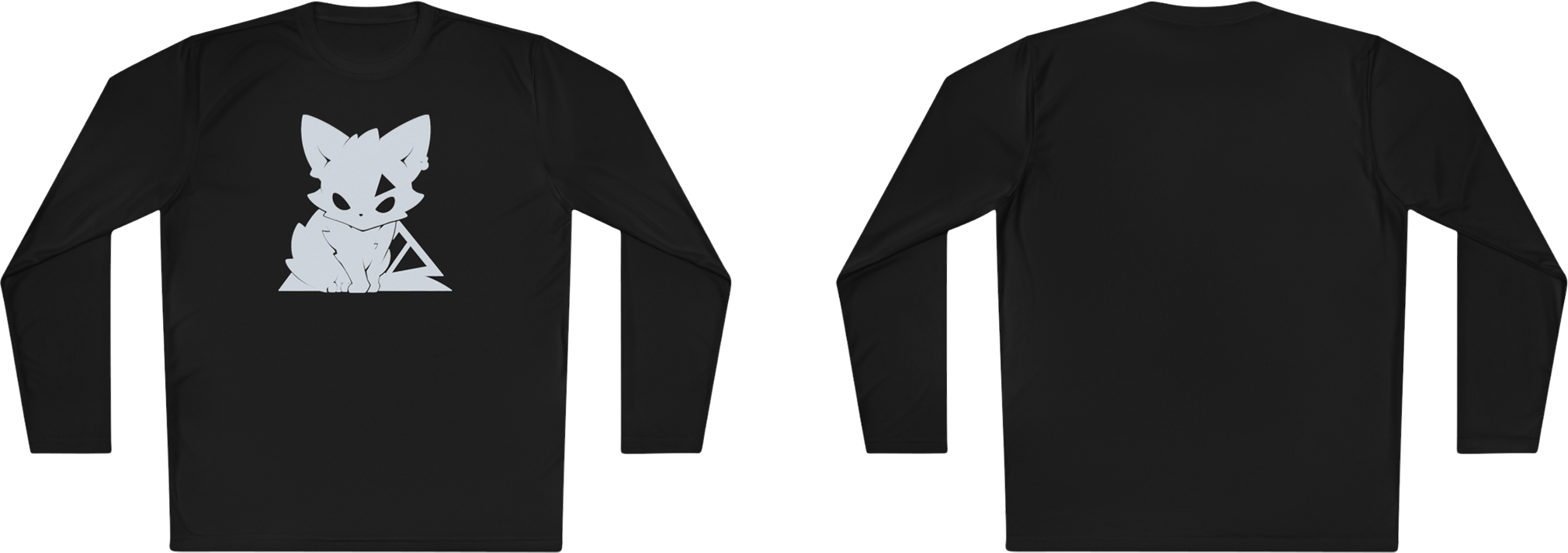 100%纯棉长袖T恤 | Minimalism-Cat-009 