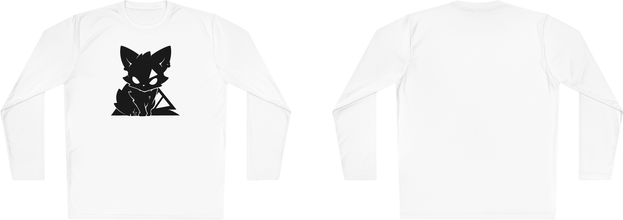 100%纯棉长袖T恤 | Minimalism-Cat-009 