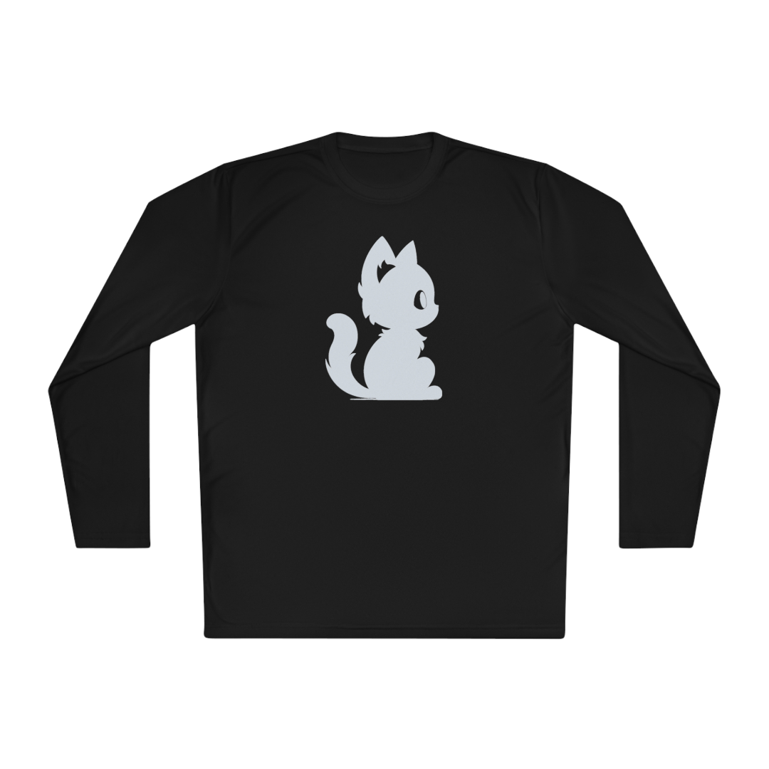 100% Cotton Long Sleeve Tee | Minimalism-Cat-010