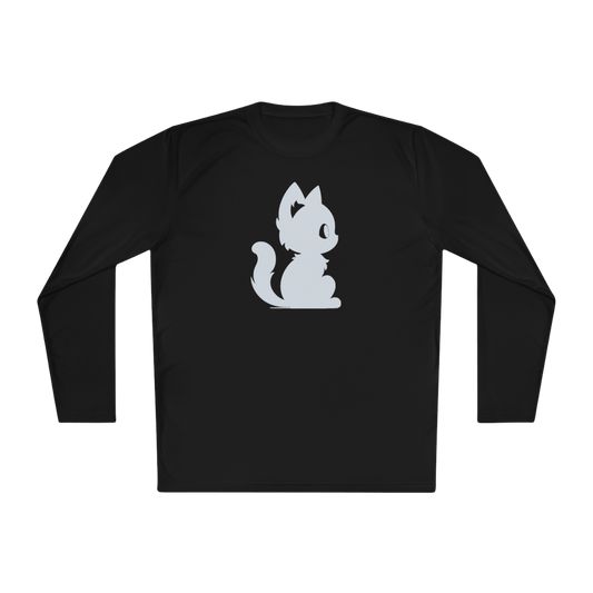 100% Cotton Long Sleeve Tee | Minimalism-Cat-010