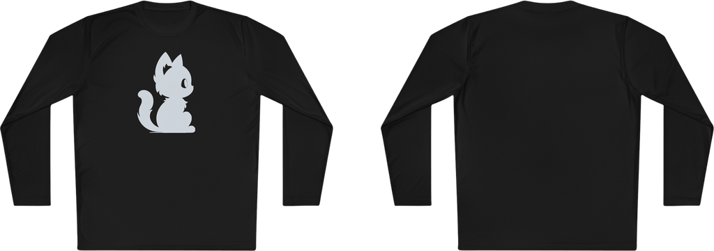 100%纯棉长袖T恤 | Minimalism-Cat-010 