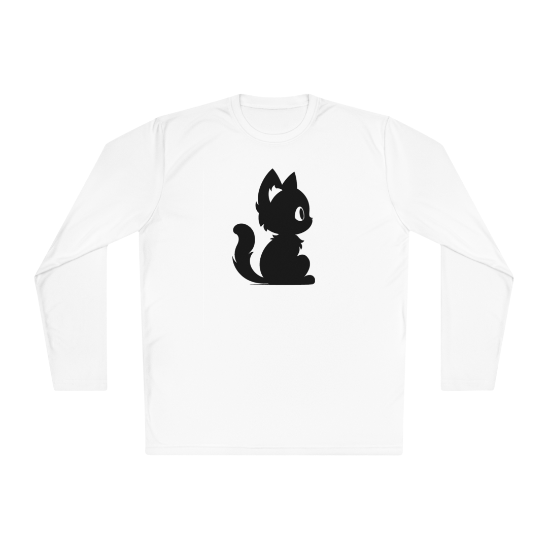 100% Cotton Long Sleeve Tee | Minimalism-Cat-010