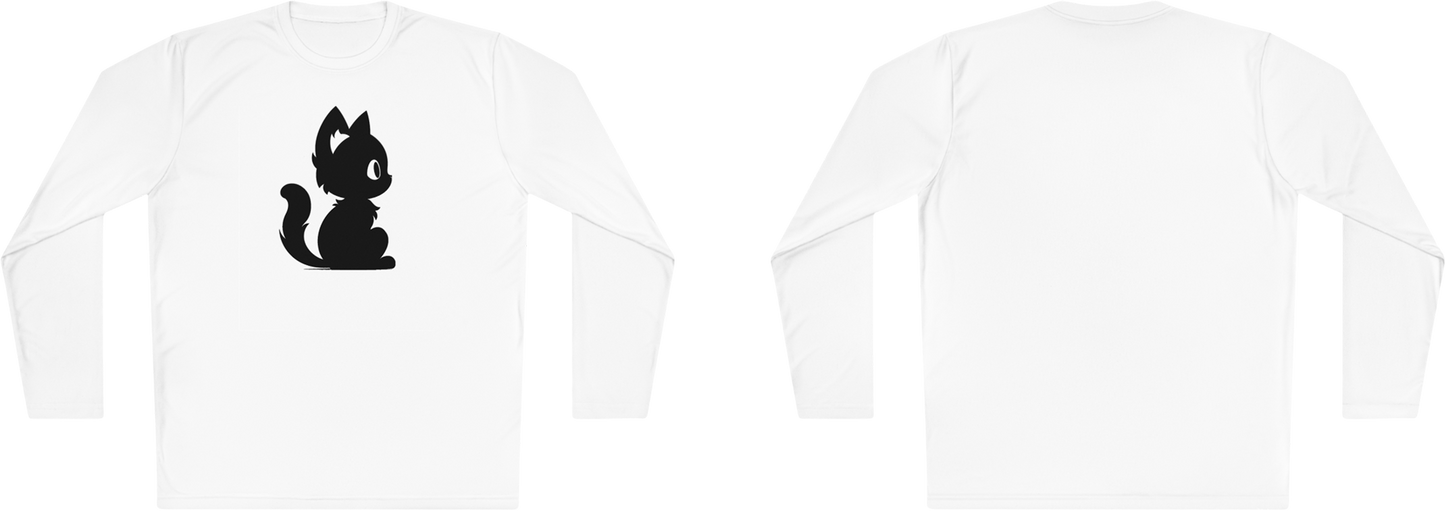 100% Cotton Long Sleeve Tee | Minimalism-Cat-010