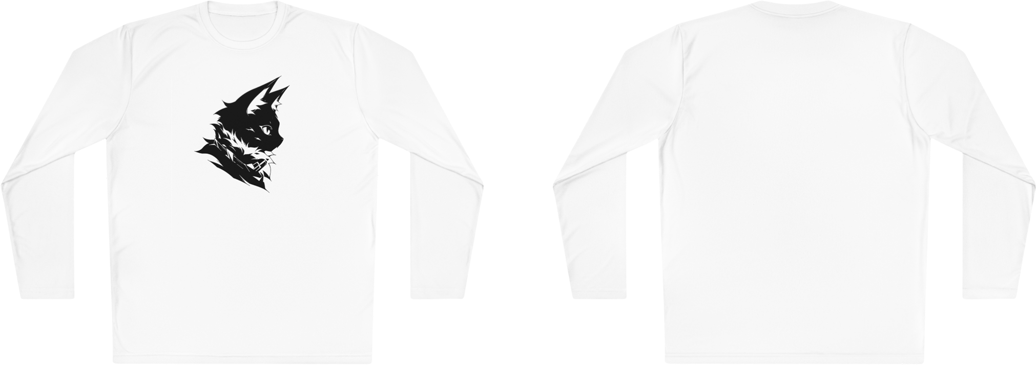 100%纯棉长袖T恤 | Minimalism-Cat-011 
