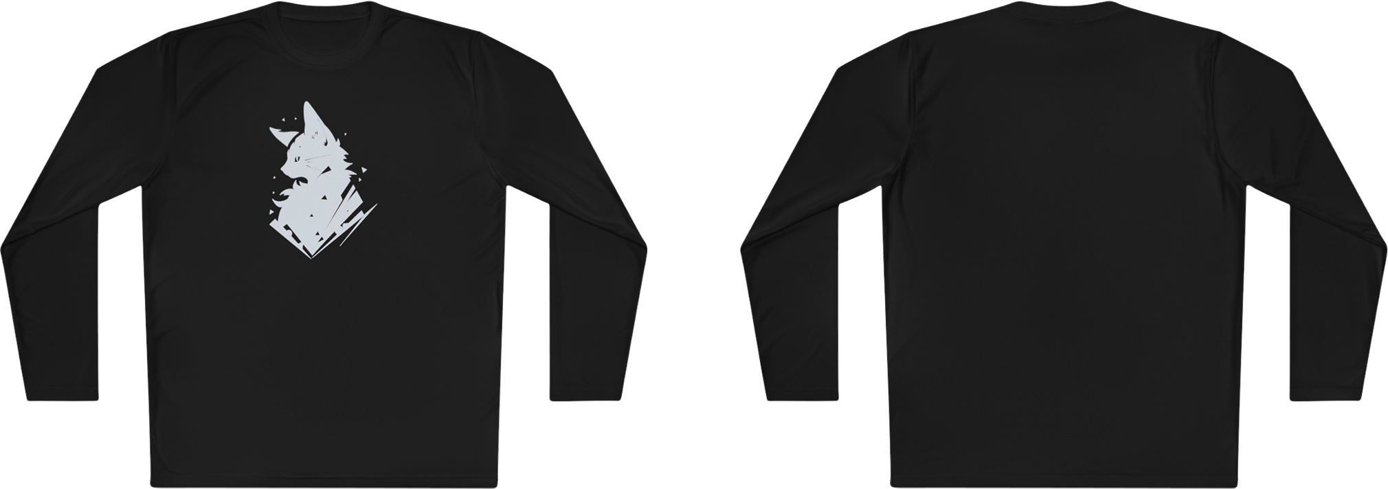 100%纯棉长袖T恤 | Minimalism-Cat-012 