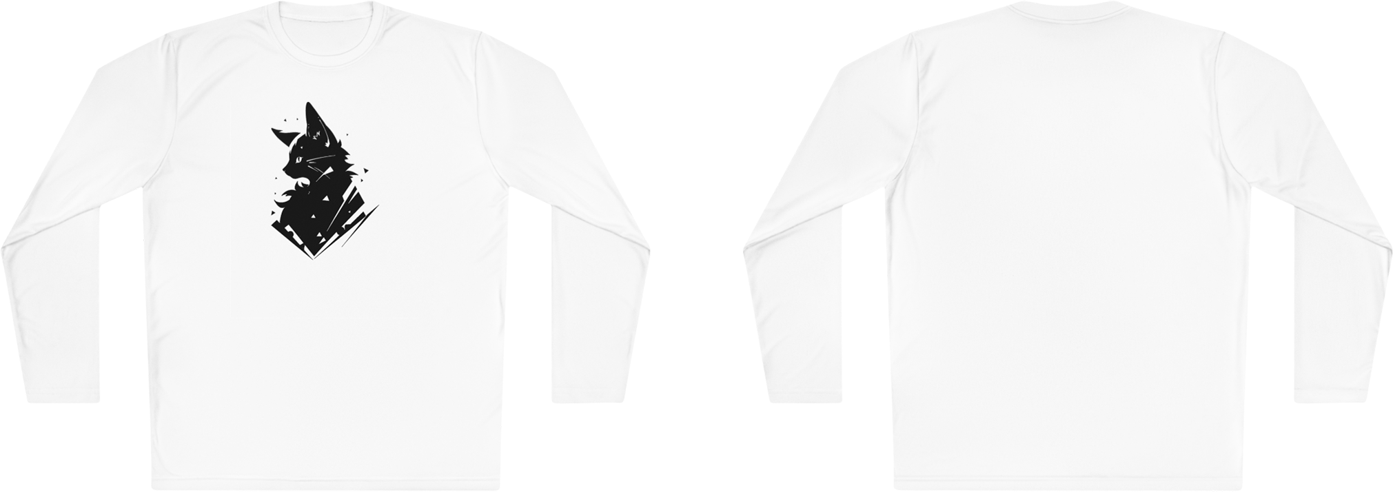 100%纯棉长袖T恤 | Minimalism-Cat-012 