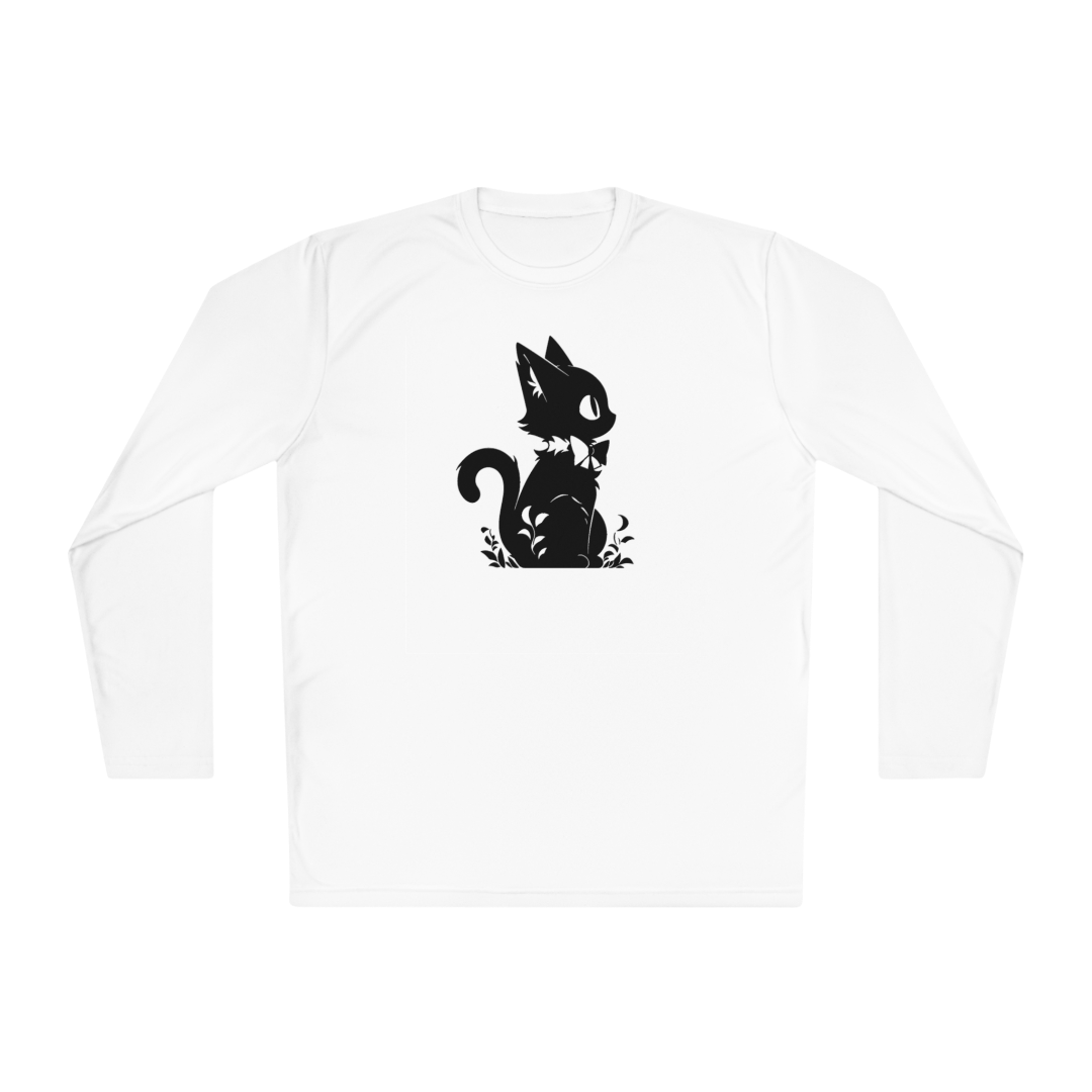 100% Cotton Long Sleeve Tee | Minimalism-Cat-013