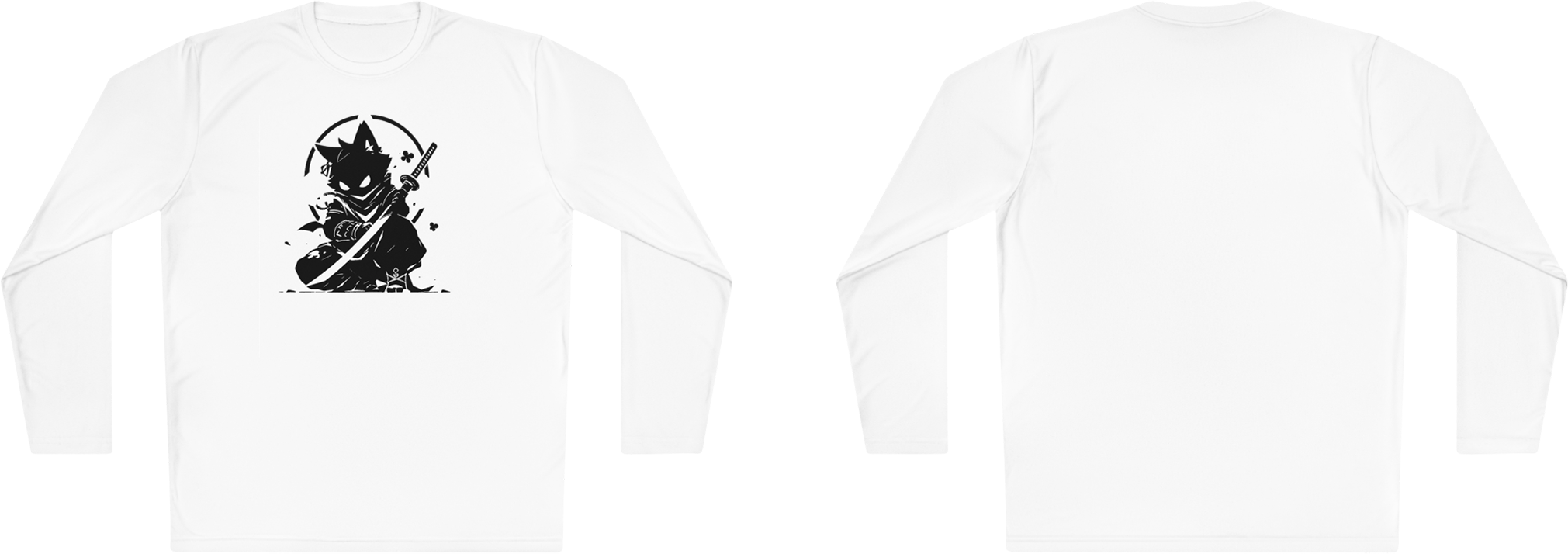 100%纯棉长袖T恤 | Minimalism-Cat-020 