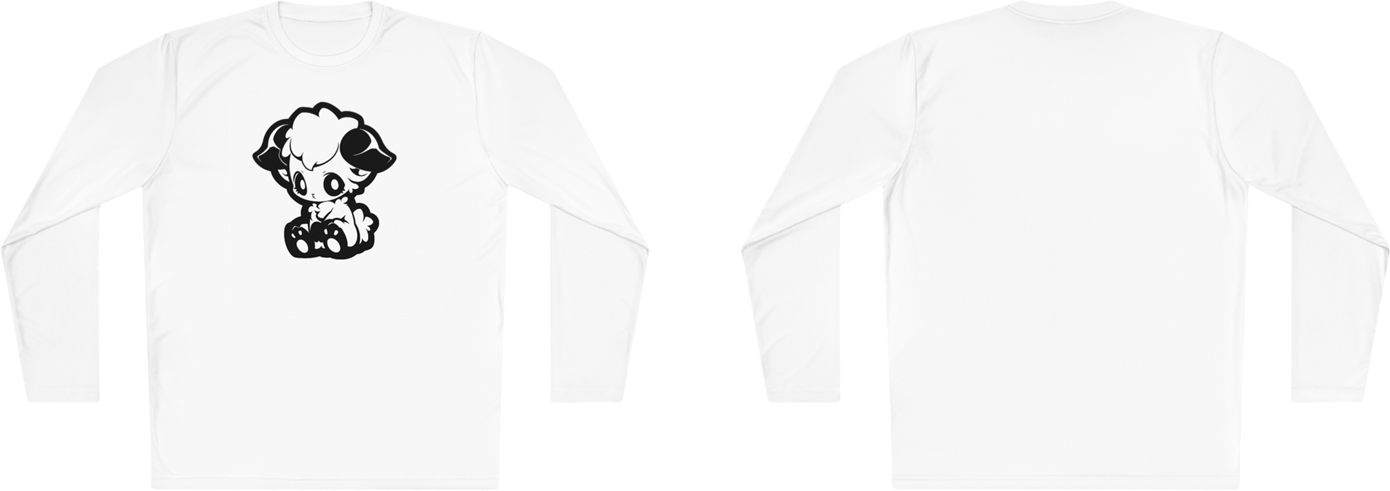 100%纯棉长袖T恤 | Minimalism-Goat-001 