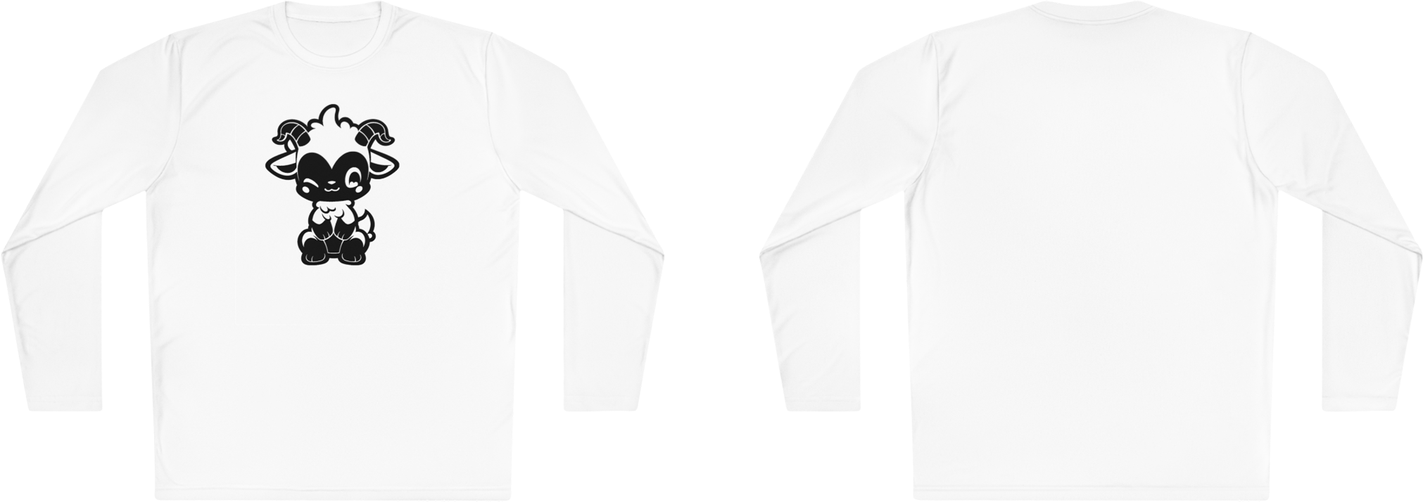 100%纯棉长袖T恤 | Minimalism-Goat-002 