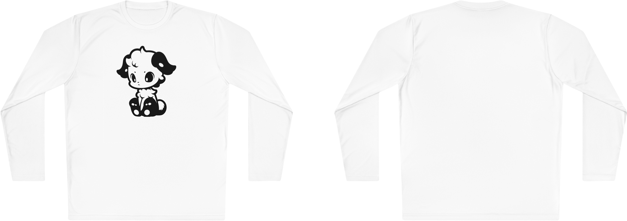 100%纯棉长袖T恤 | Minimalism-Goat-003 