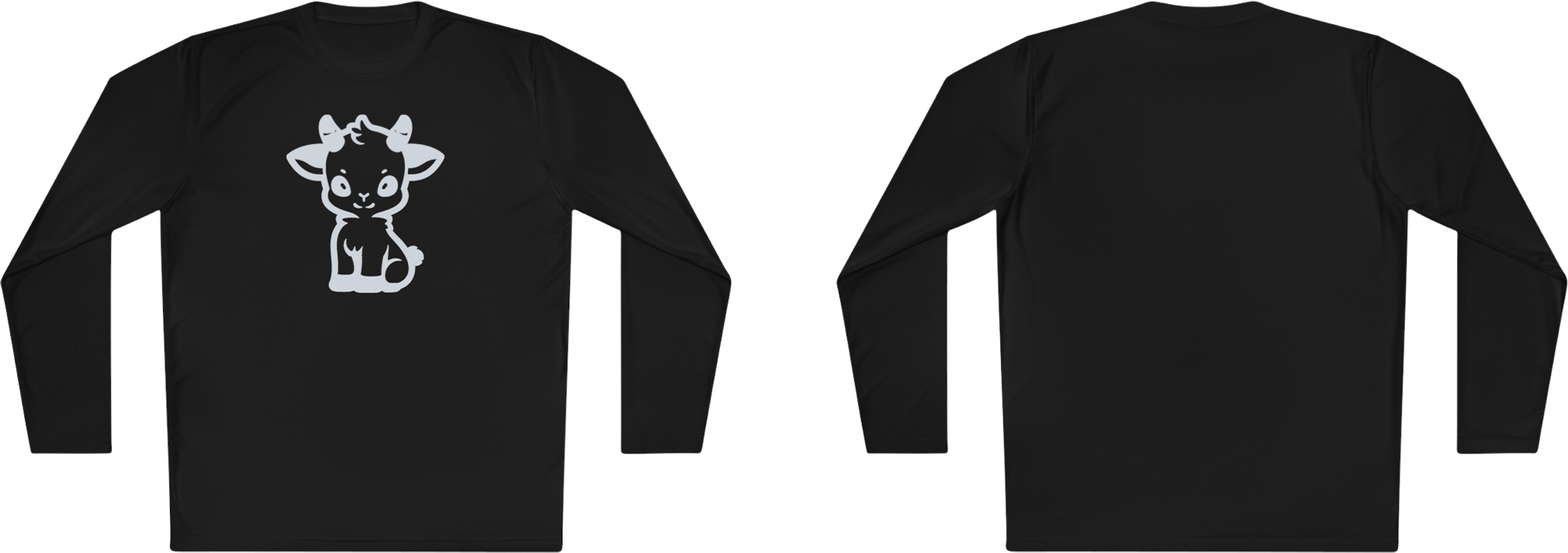 100%纯棉长袖T恤 | Minimalism-Goat-004 