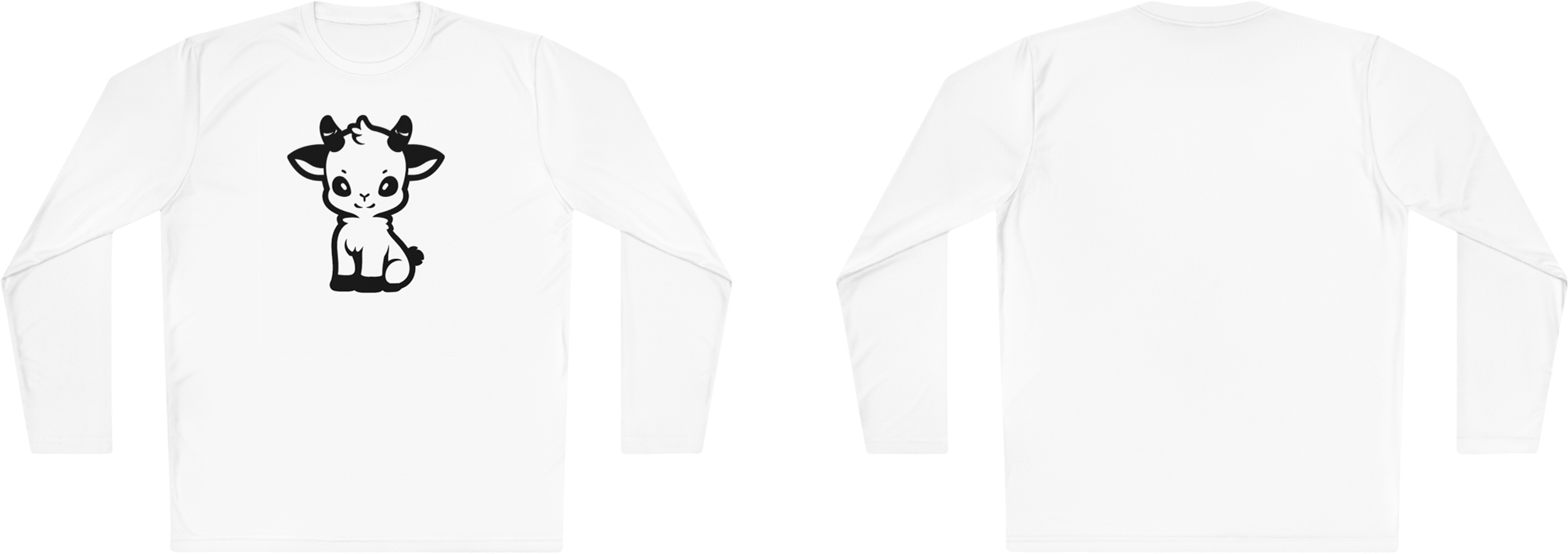 100%纯棉长袖T恤 | Minimalism-Goat-004 