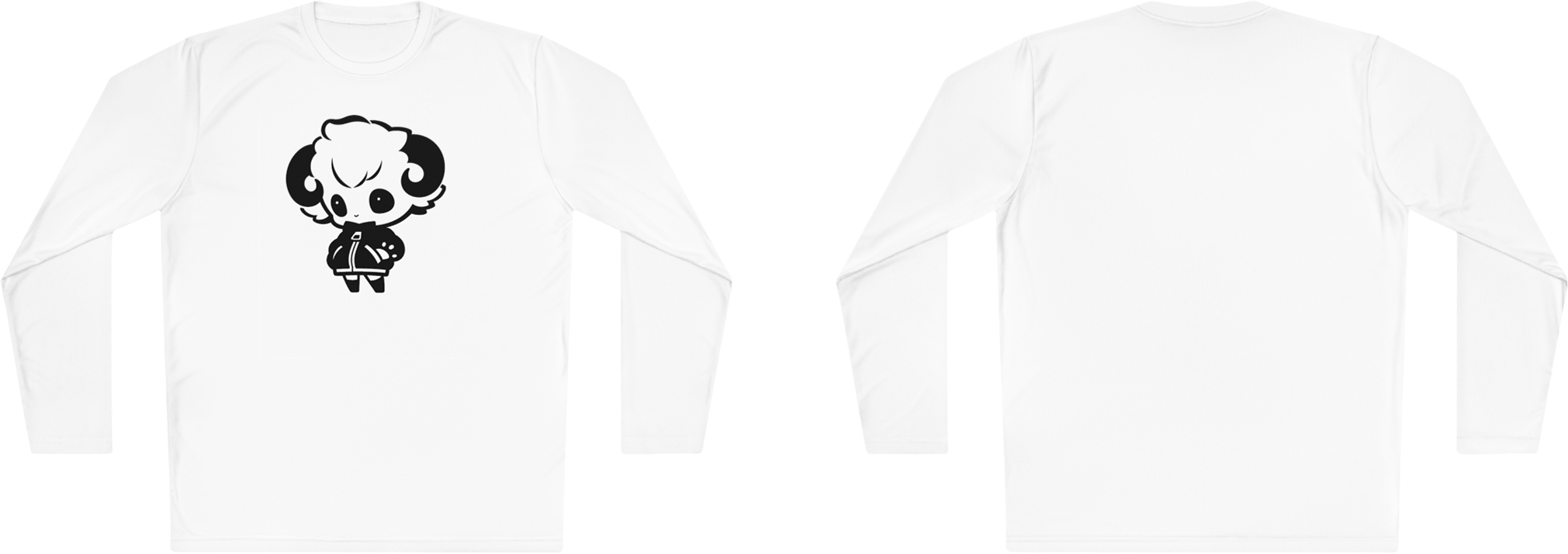 100%纯棉长袖T恤 | Minimalism-Goat-010 