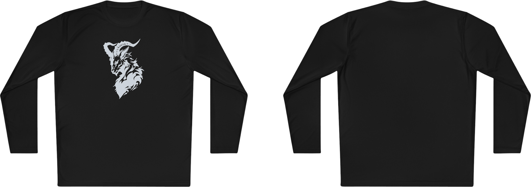 100%纯棉长袖T恤 | Minimalism-Goat-011 