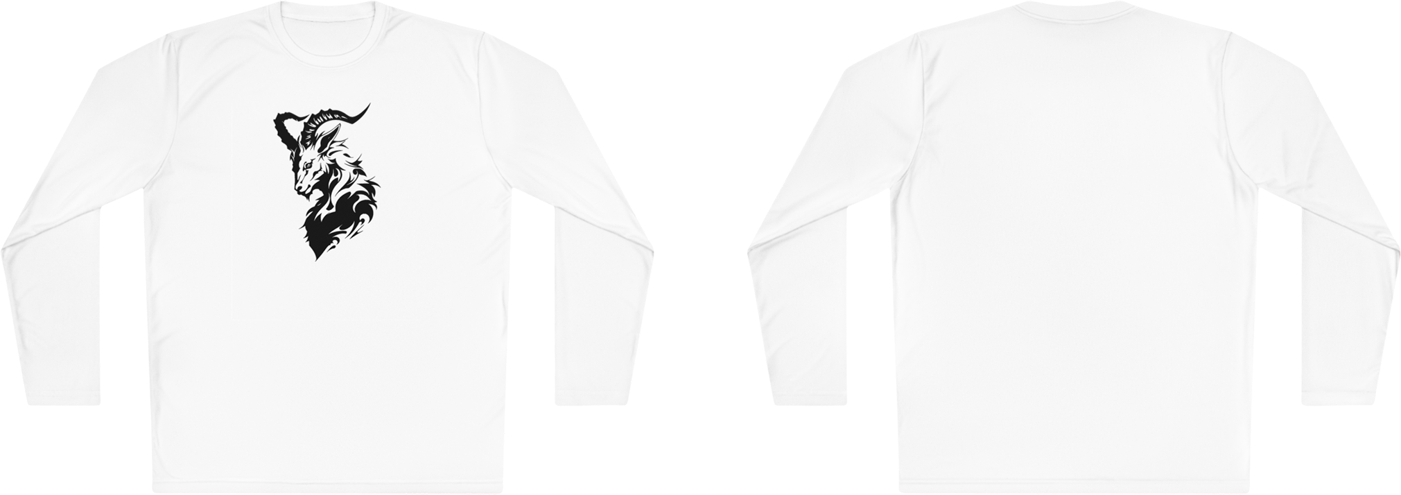 100%纯棉长袖T恤 | Minimalism-Goat-011 