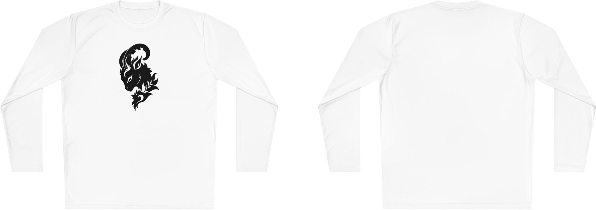 100%纯棉长袖T恤 | Minimalism-Goat-012 