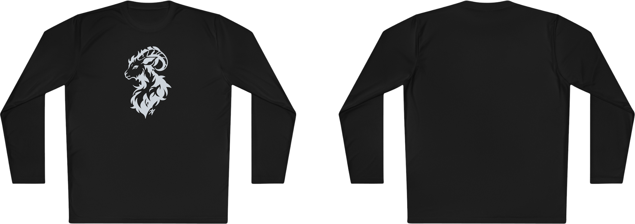 100%纯棉长袖T恤 | Minimalism-Goat-013 