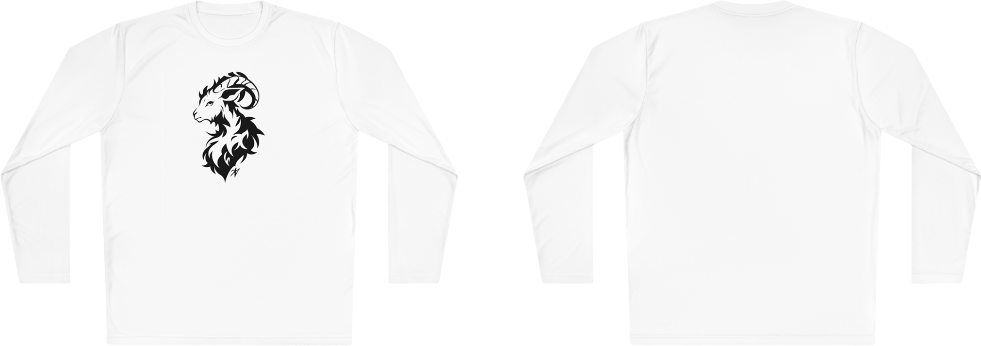 100%纯棉长袖T恤 | Minimalism-Goat-013 