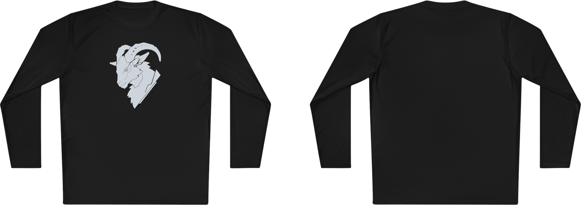 100%纯棉长袖T恤 | Minimalism-Goat-014 