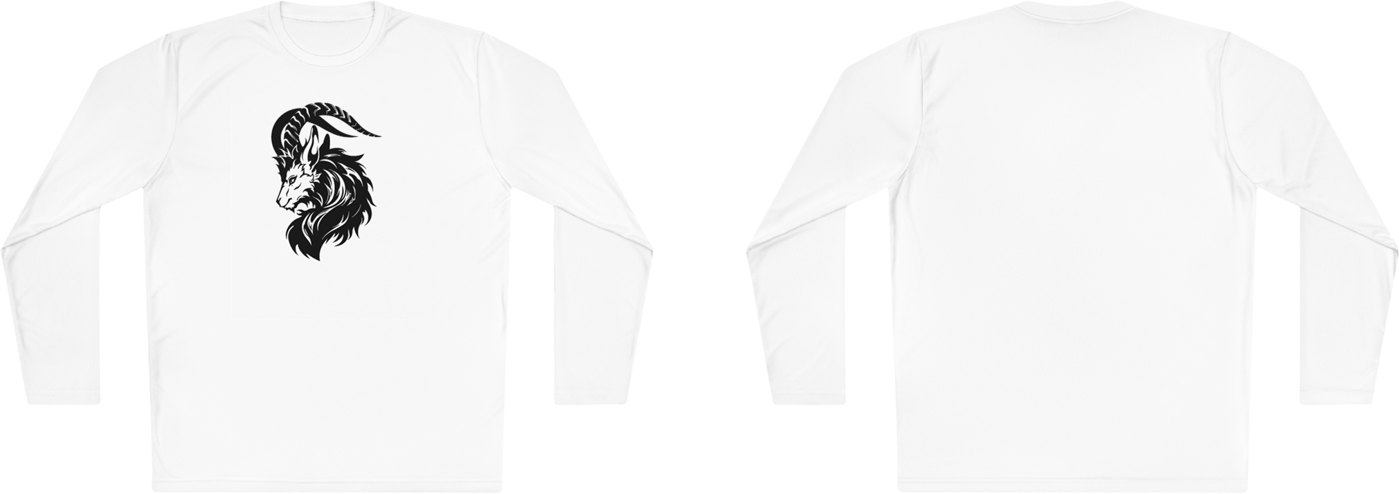 100%纯棉长袖T恤 | Minimalism-Goat-018 