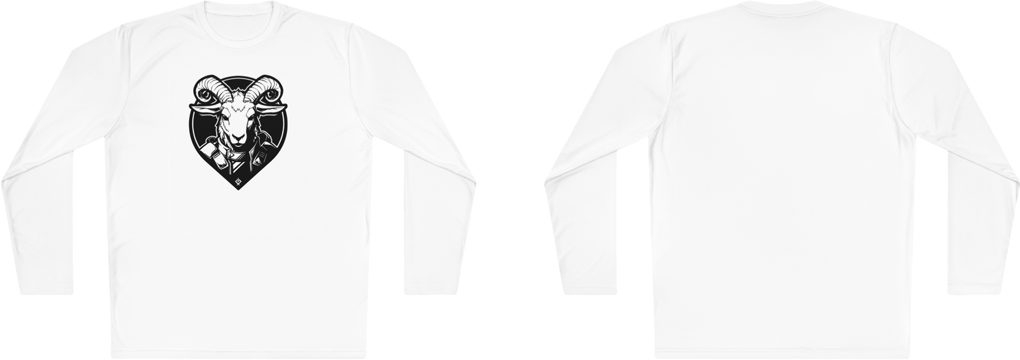 100%纯棉长袖T恤 | Minimalism-Goat-019 