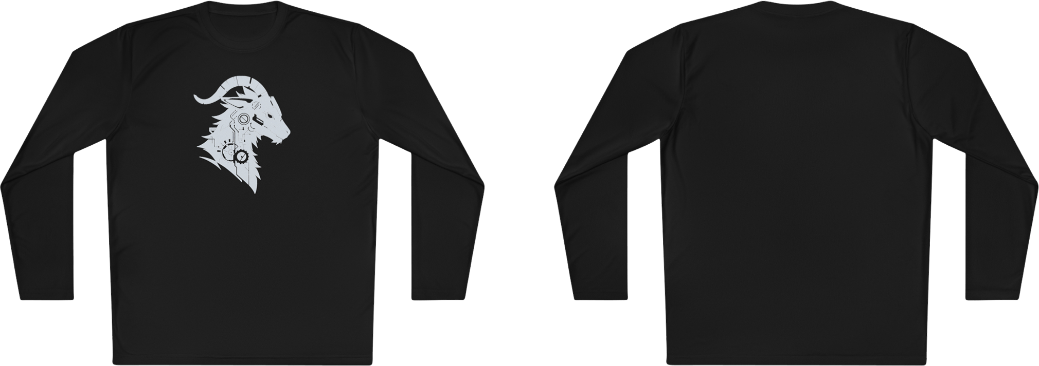 100%纯棉长袖T恤 | Minimalism-Goat-020 