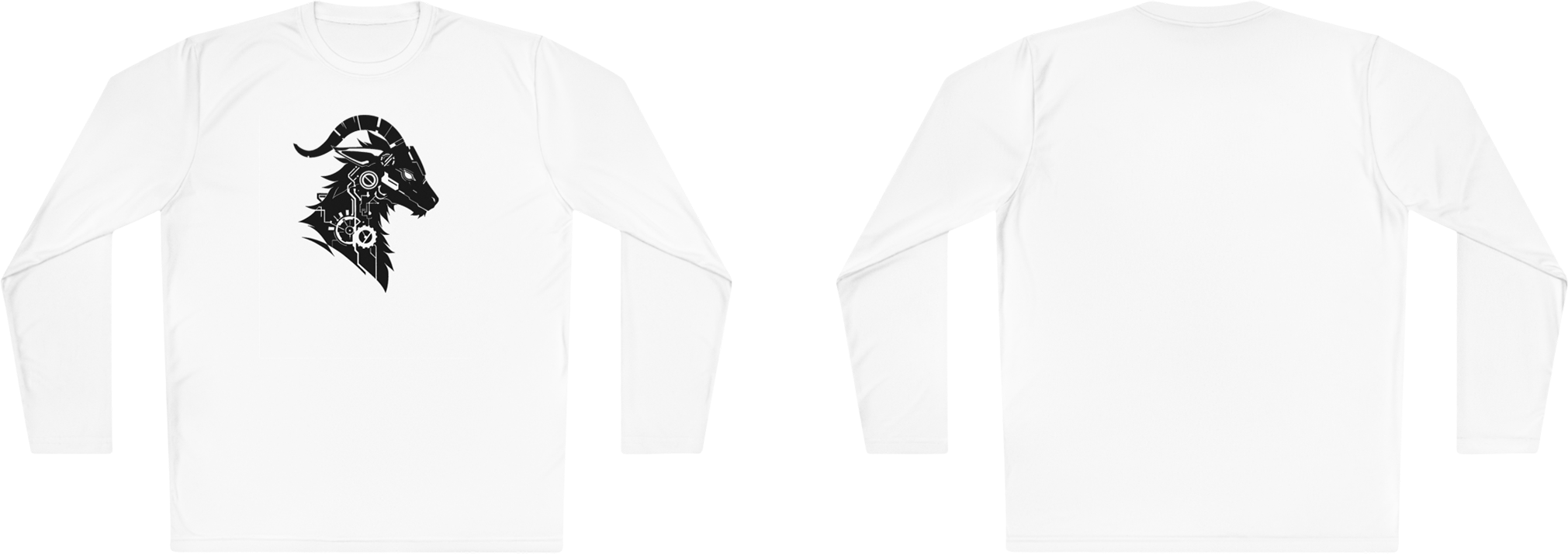 100%纯棉长袖T恤 | Minimalism-Goat-020 