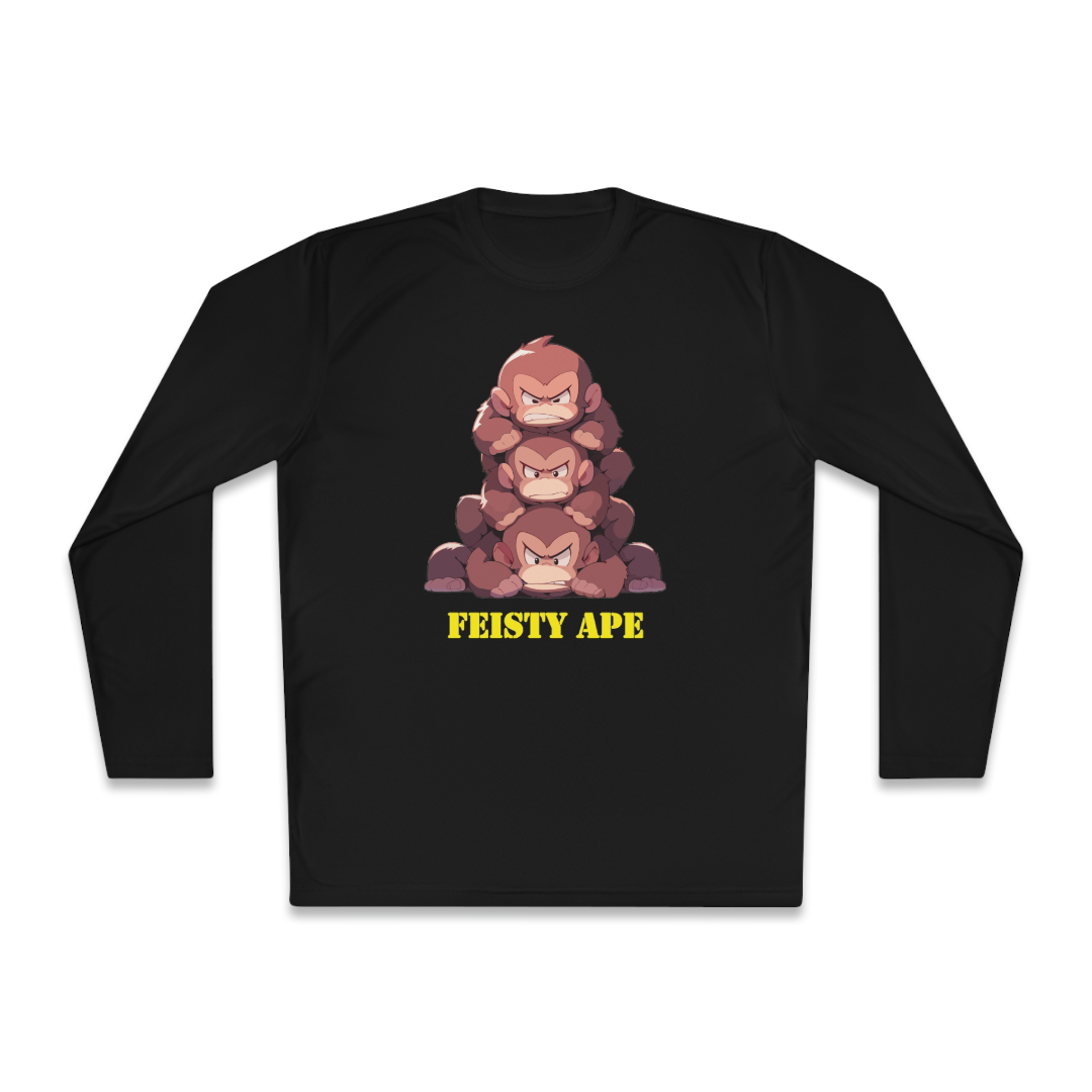 100% Cotton Long Sleeve Tee | Kawaii-Ape-001