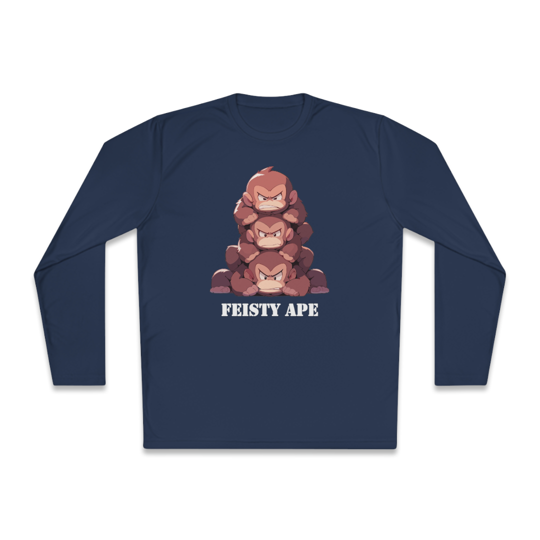 100% Cotton Long Sleeve Tee | Kawaii-Ape-001