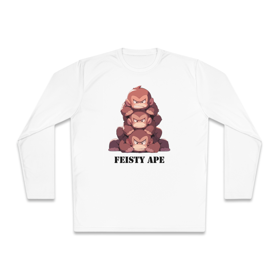 100%纯棉长袖T恤 | Kawaii-Ape-001 