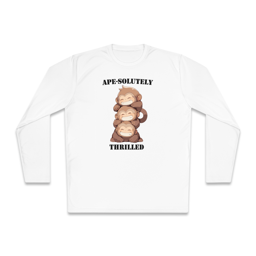 100% Cotton Long Sleeve Tee | Kawaii-Ape-002