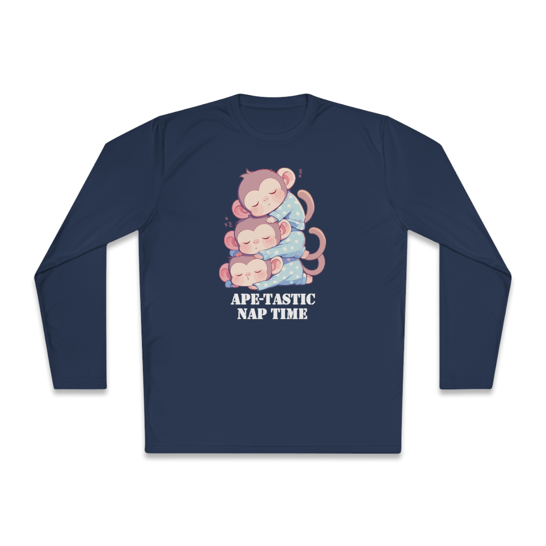 100% Cotton Long Sleeve Tee | Kawaii-Ape-003