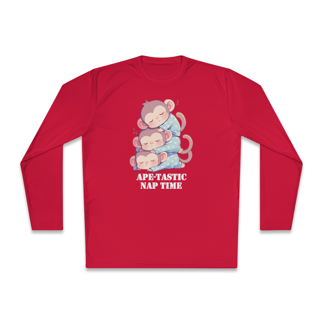 100% Cotton Long Sleeve Tee | Kawaii-Ape-003