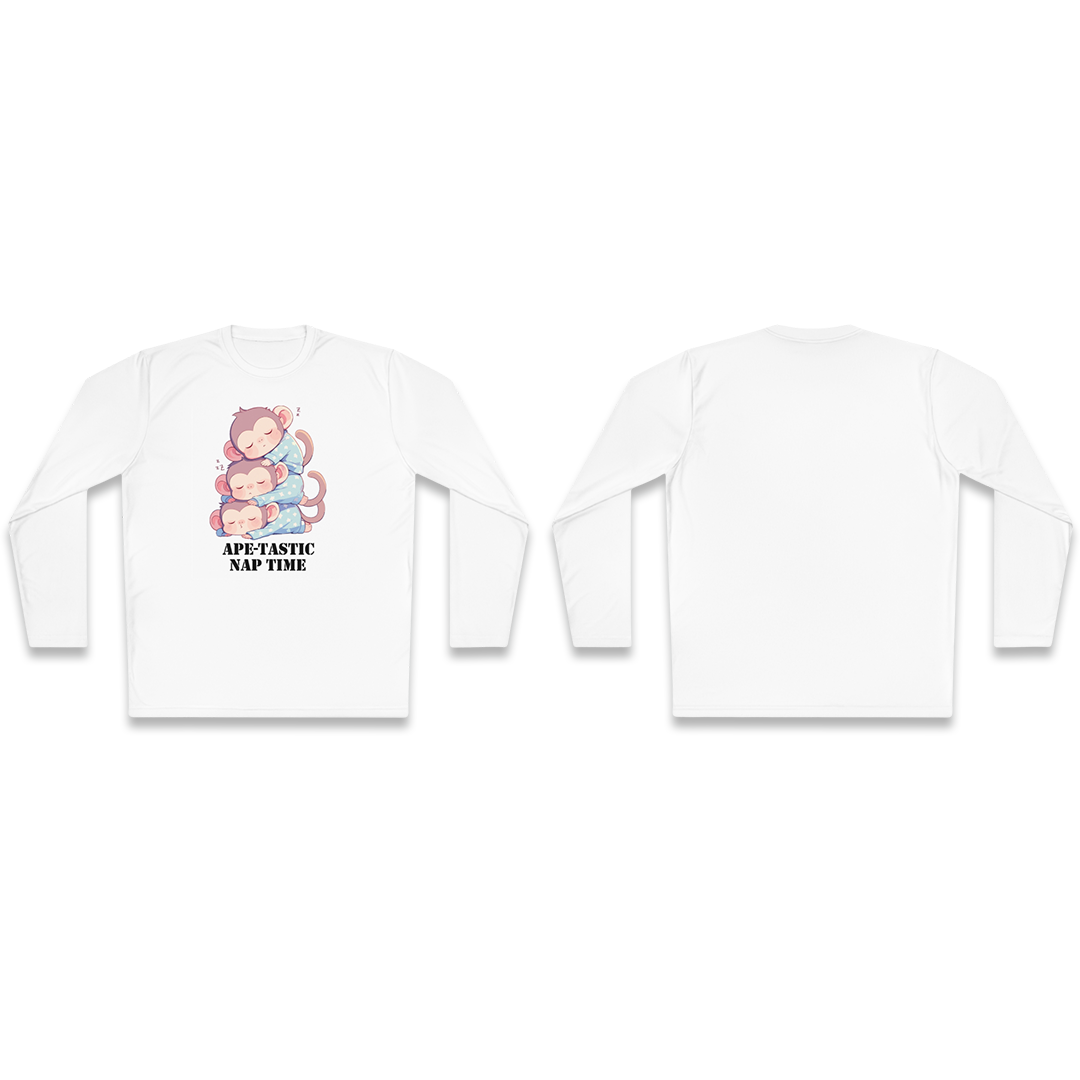 100% Cotton Long Sleeve Tee | Kawaii-Ape-003