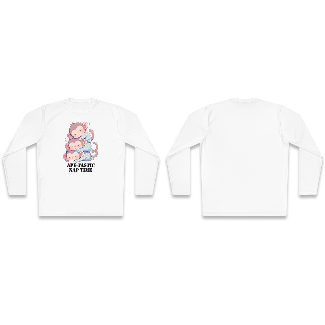 100%纯棉长袖T恤 | Kawaii-Ape-003 