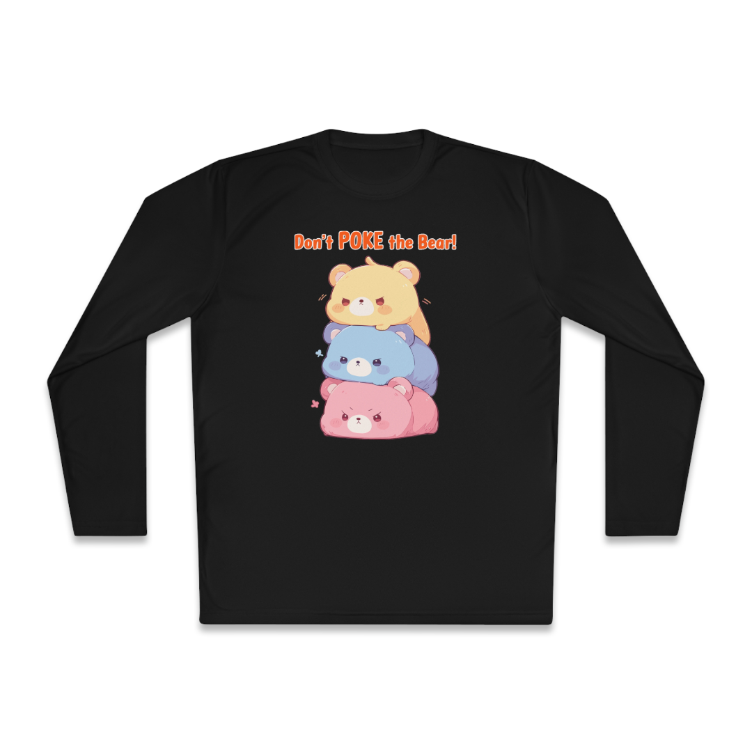 100% Cotton Long Sleeve Tee | Kawaii-Bear-001