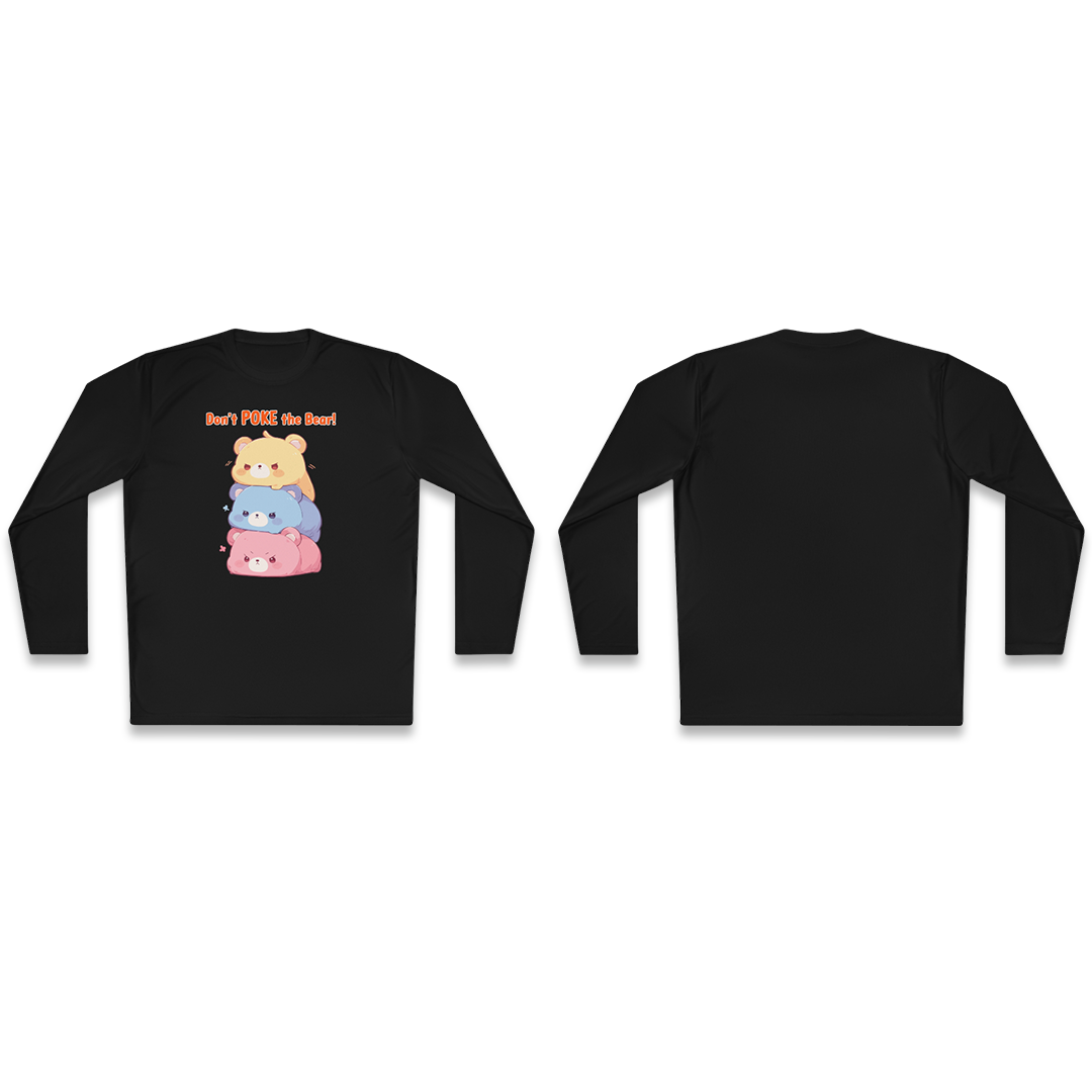 100% Cotton Long Sleeve Tee | Kawaii-Bear-001