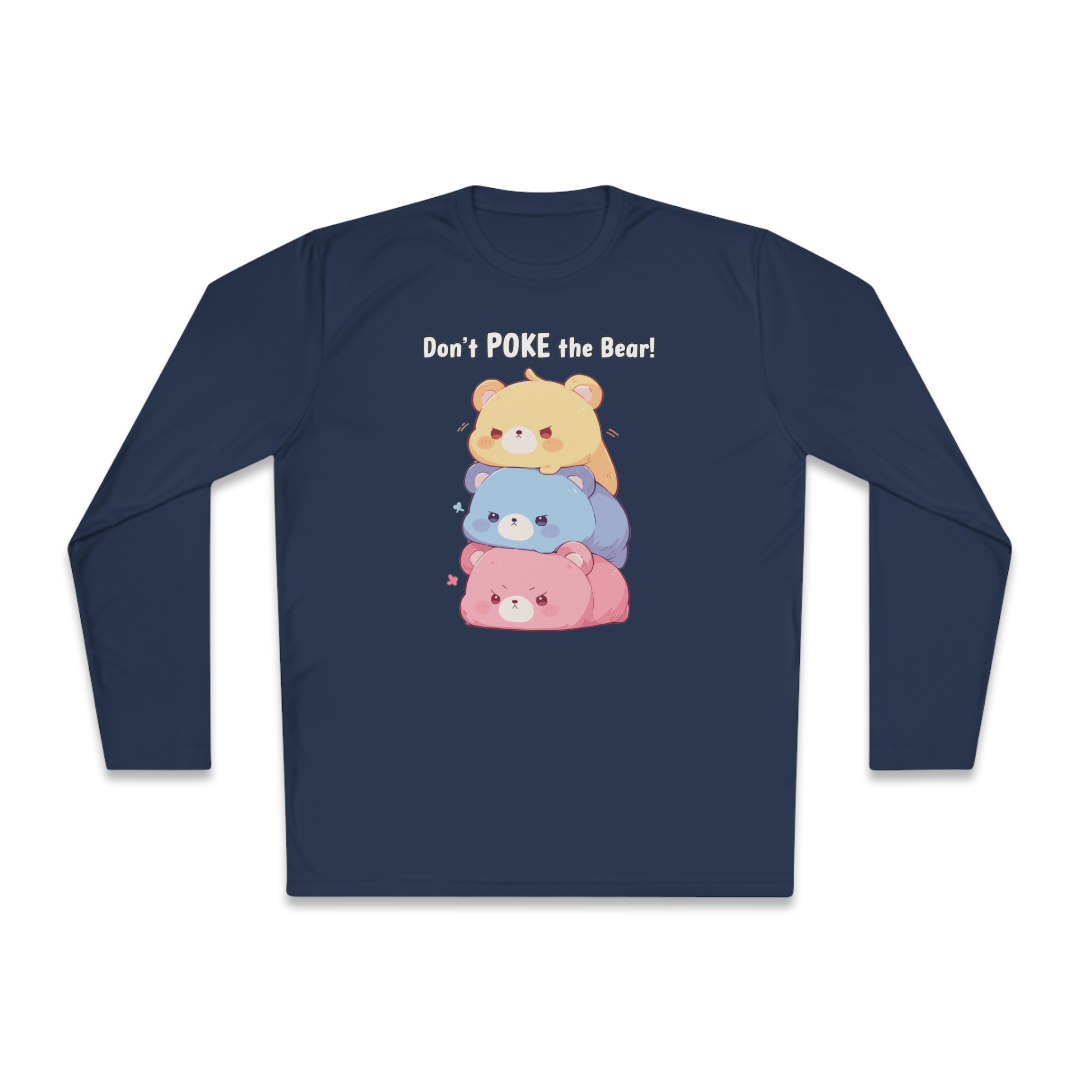 100% Cotton Long Sleeve Tee | Kawaii-Bear-001