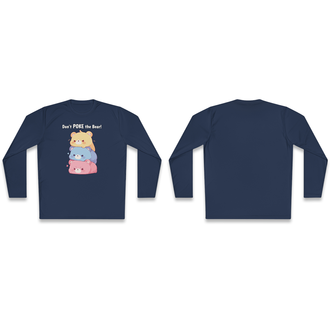 100% Cotton Long Sleeve Tee | Kawaii-Bear-001