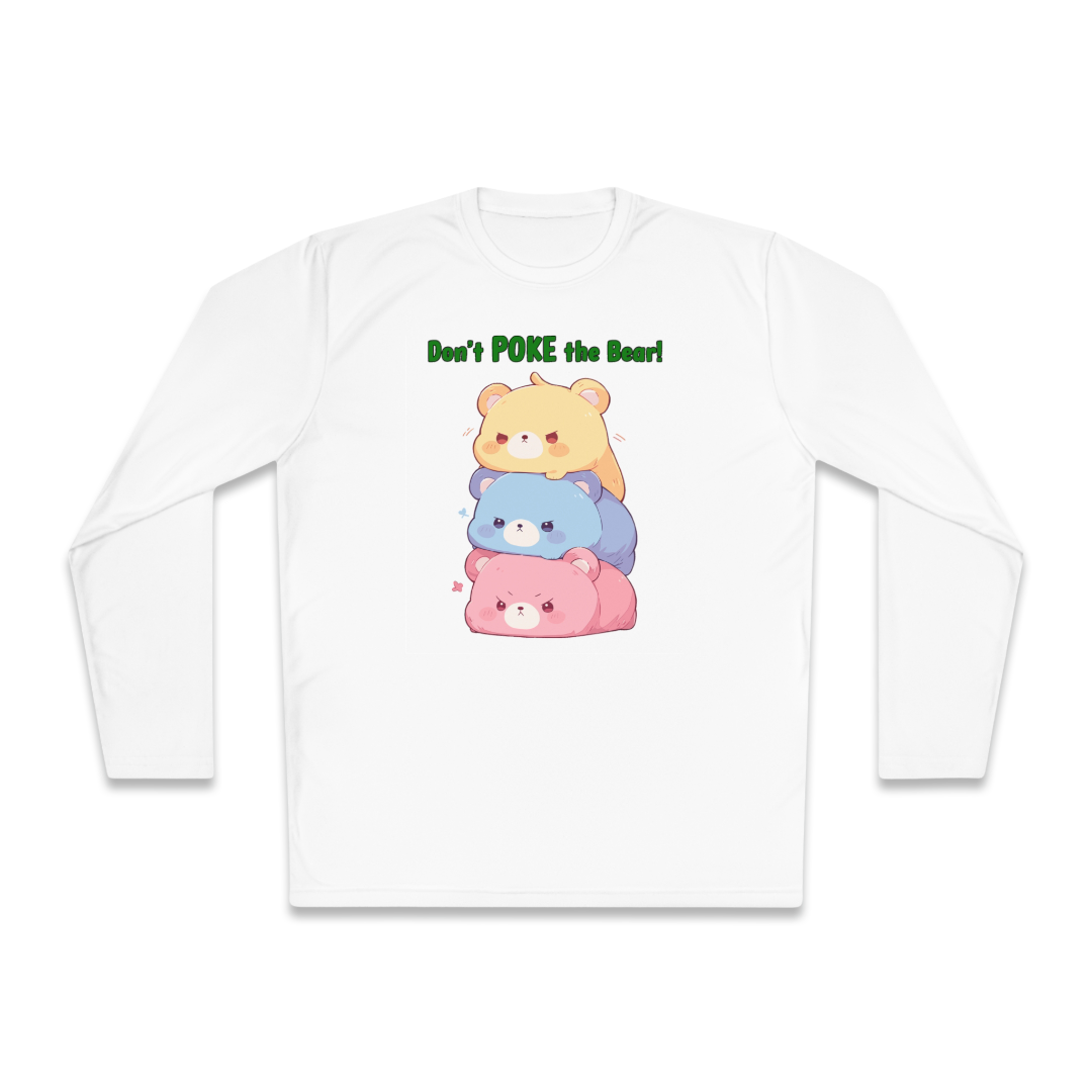 100%纯棉长袖T恤 | Kawaii-Bear-001 