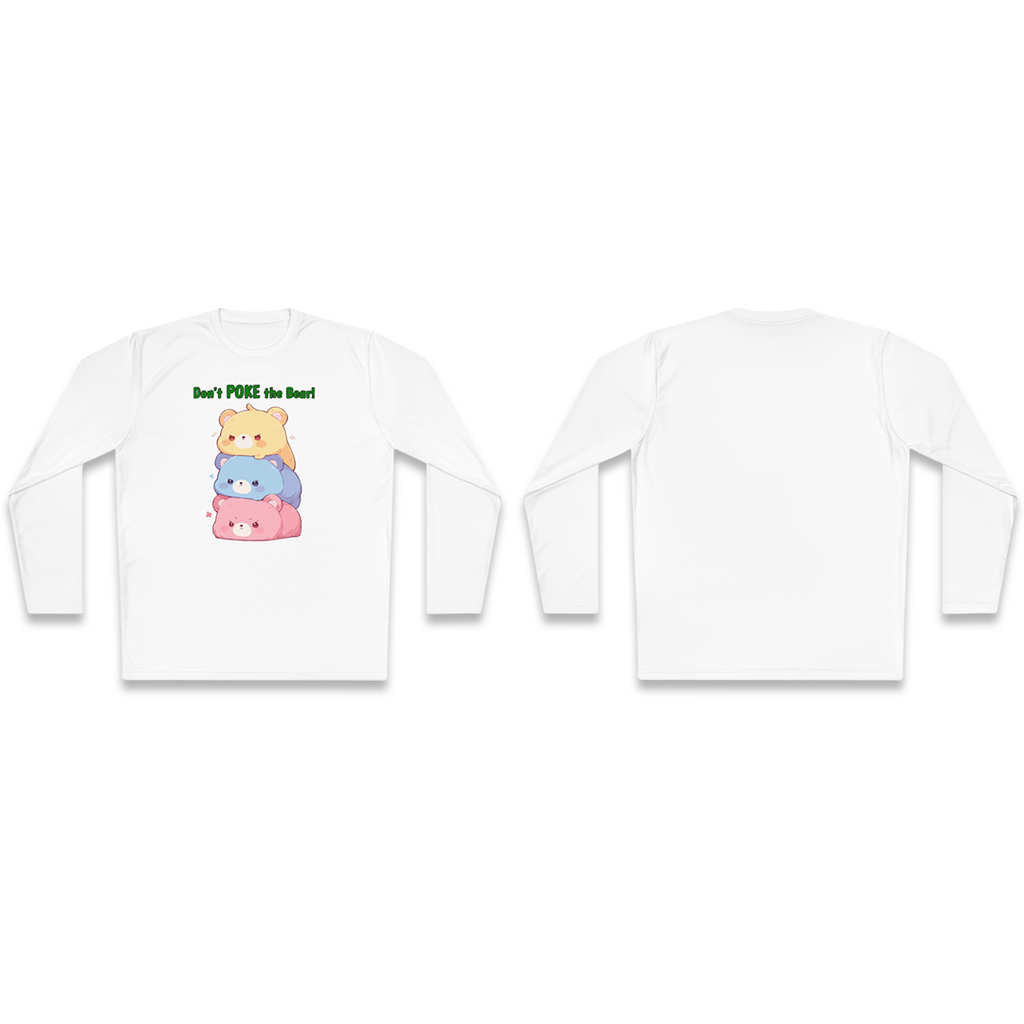 100%纯棉长袖T恤 | Kawaii-Bear-001 