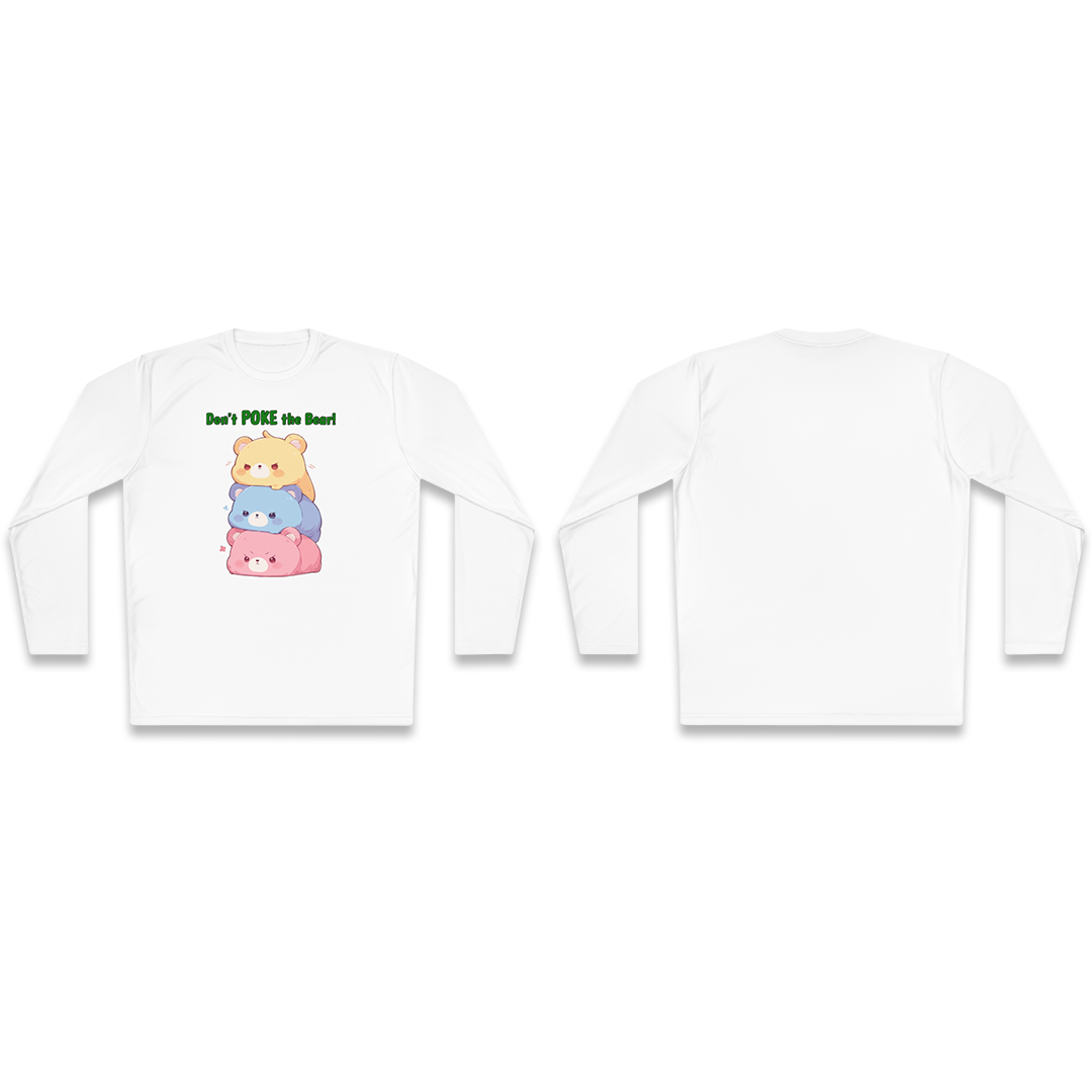 100% Cotton Long Sleeve Tee | Kawaii-Bear-001