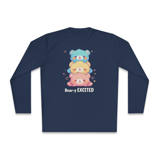 100% Cotton Long Sleeve Tee | Kawaii-Bear-002