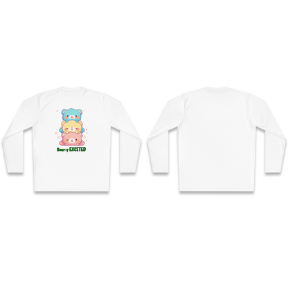 100% Cotton Long Sleeve Tee | Kawaii-Bear-002