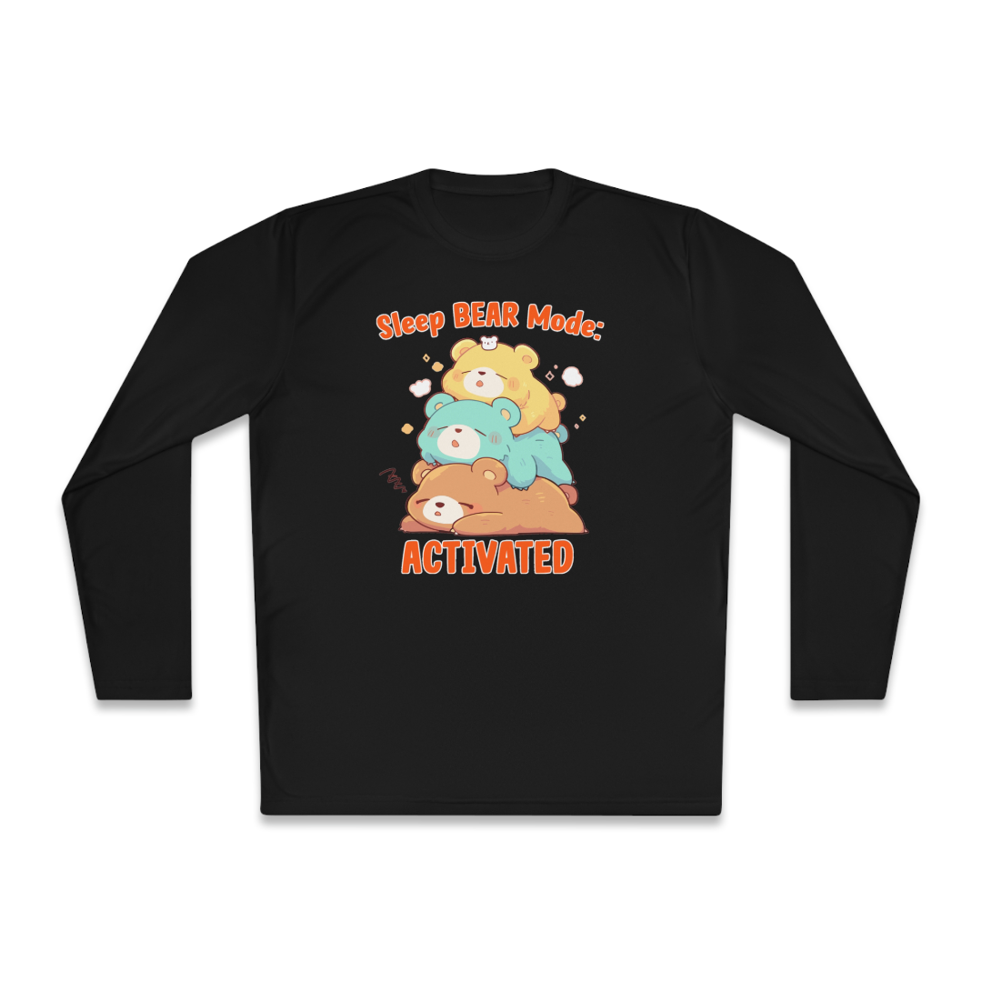 100% Cotton Long Sleeve Tee | Kawaii-Bear-003