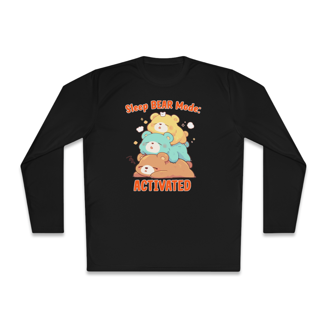 100%纯棉长袖T恤 | Kawaii-Bear-003 