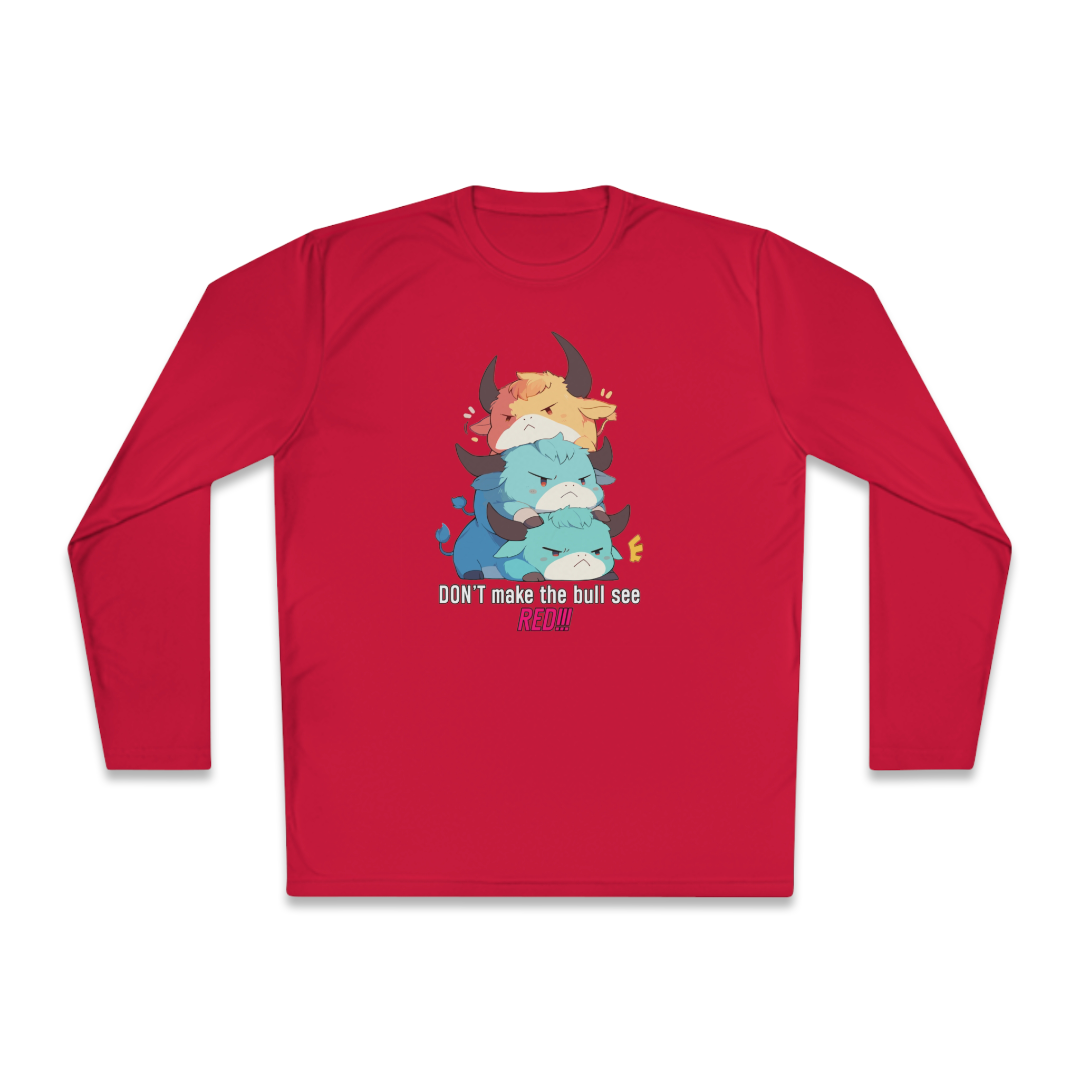 100% Cotton Long Sleeve Tee | Kawaii-Bull-001