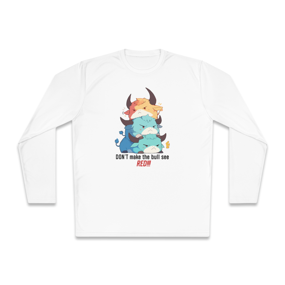 100% Cotton Long Sleeve Tee | Kawaii-Bull-001