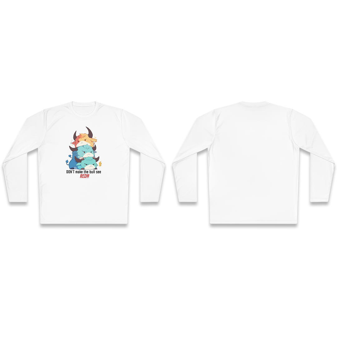 100%纯棉长袖T恤 | Kawaii-Bull-001 